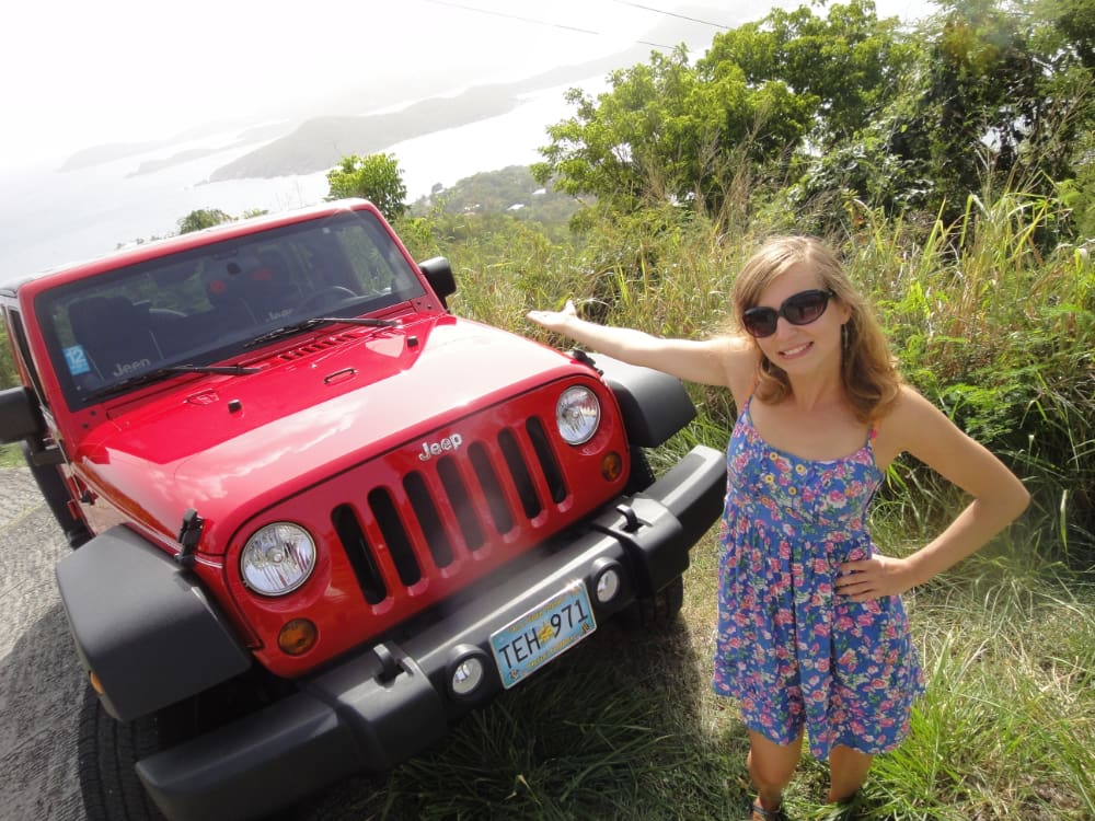 rent a jeep at Havensight in St Thomas US Virgin Islands