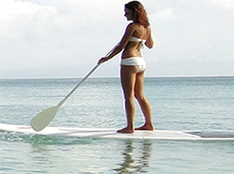 rent a paddle board at Lindberg Bay in St Thomas US Virgin Islands